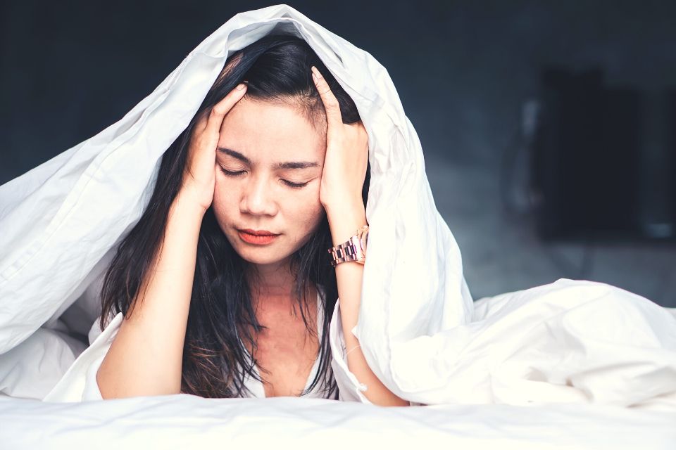 Slecht slapen door stress